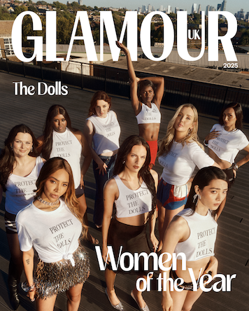 Munroe Bergdorf, Maxine Heron, Taira, Munya, Bel Priestly, Dani St James, Ceval Omar, Mya Mehmi, and Shon Faye on front cover of GLAMOUR magazine