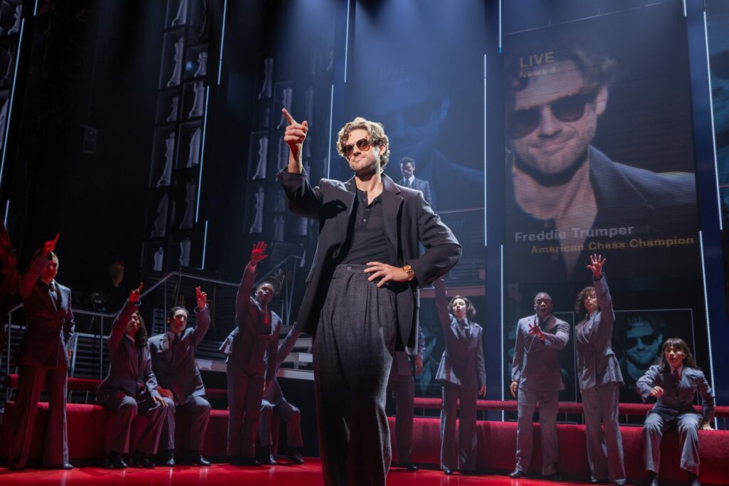 Aaron Tveit in Chess on Broadway