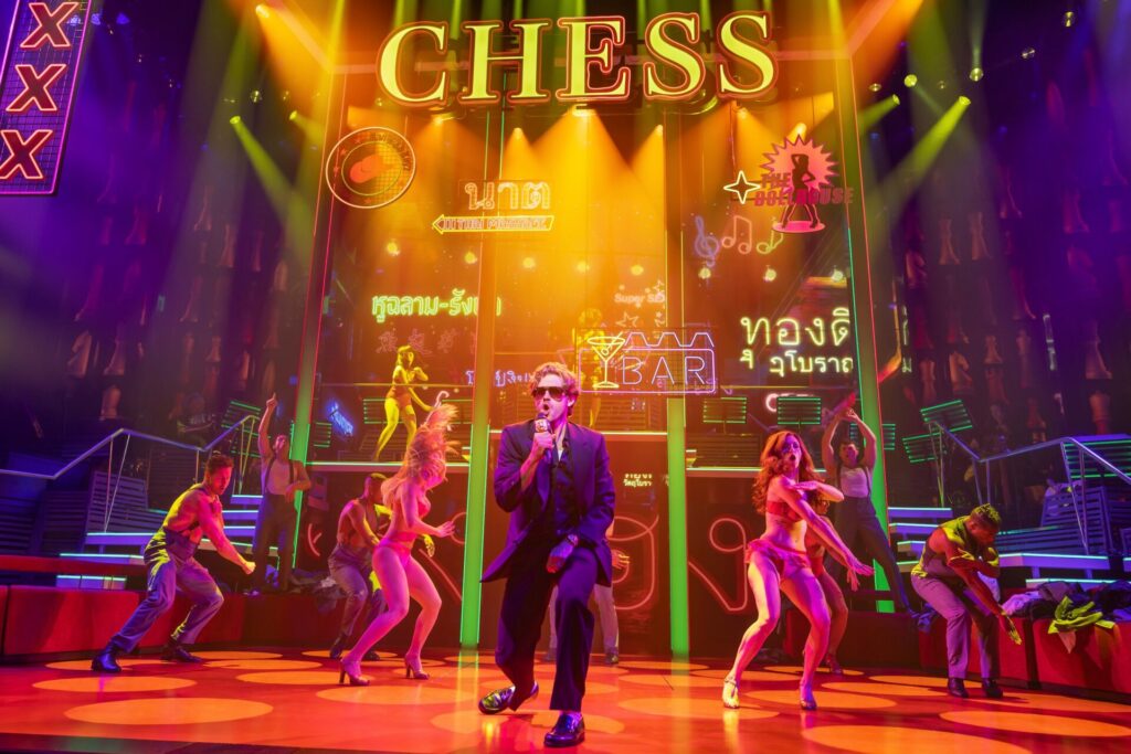 Aaron Tveit in Chess on Broadway