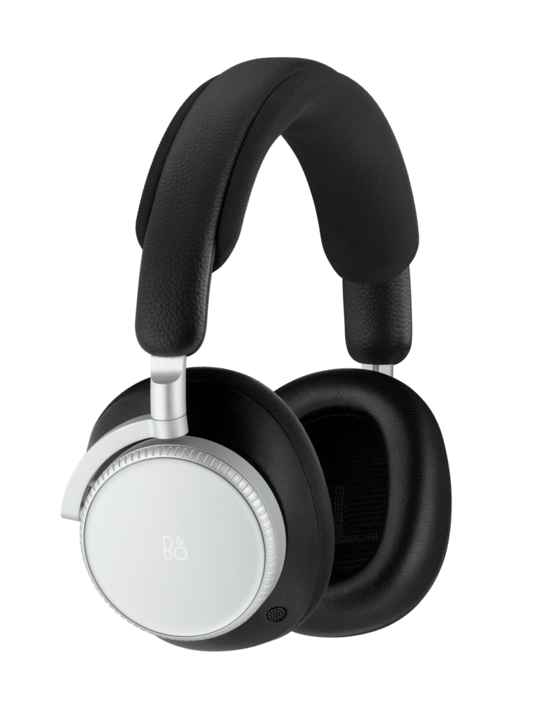 A product shot of the Bang & Olufsen Beoplay H100 over-ear headphones in black featured in Attitude's 2025 luxury gift guide