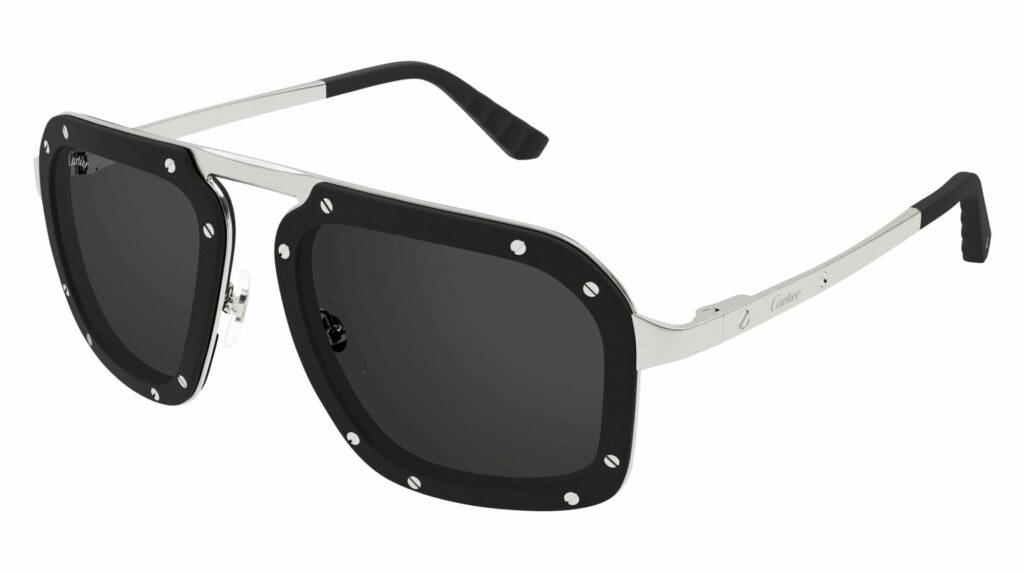 Product shot of Cartier Santos de Cartier sunglasses 