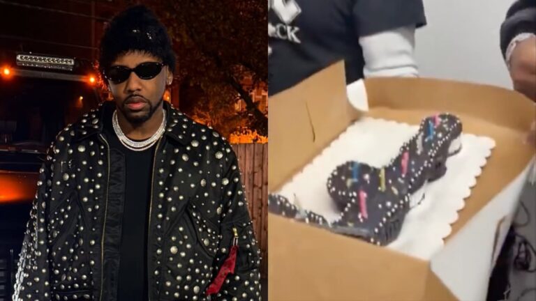 Fabolous and birthday cake