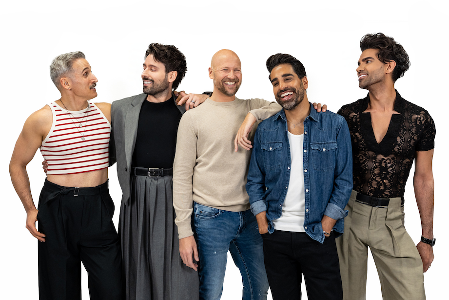 LGBT Foundation, Man Enough campaign with group of people smiling and laughing