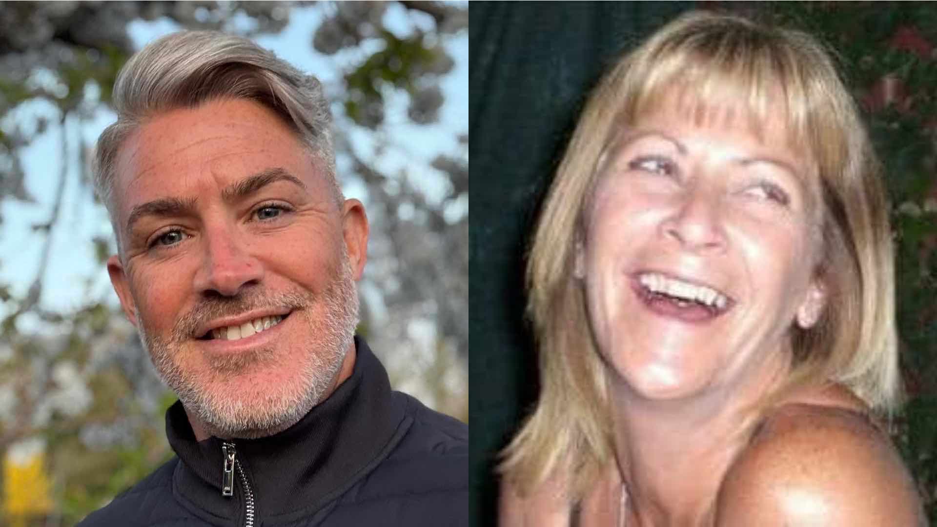 Michael Porter and his late mother