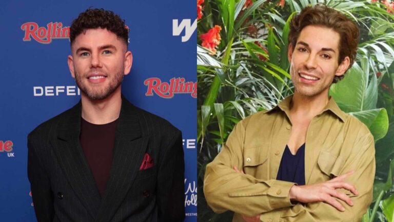 Dean McCullough and Tom Read Wilson in I'm A Celebrity