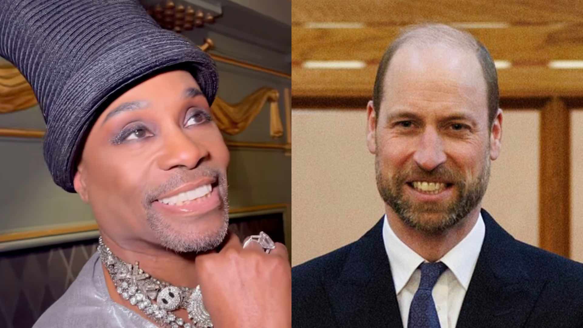Billy Porter and Prince William