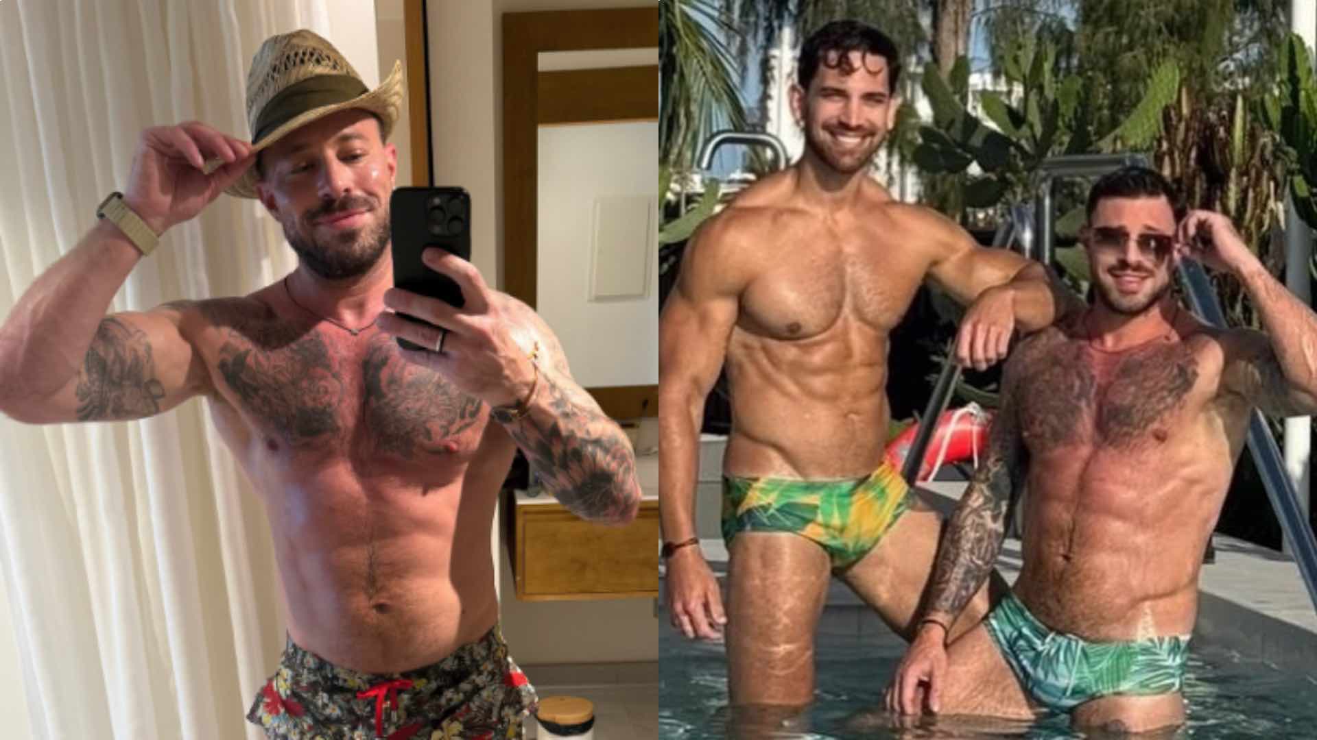 Duncan James shirtless with new boyfriend