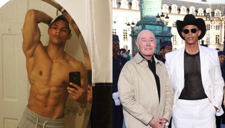 Donovan Michaels shirtless and with David Geffen