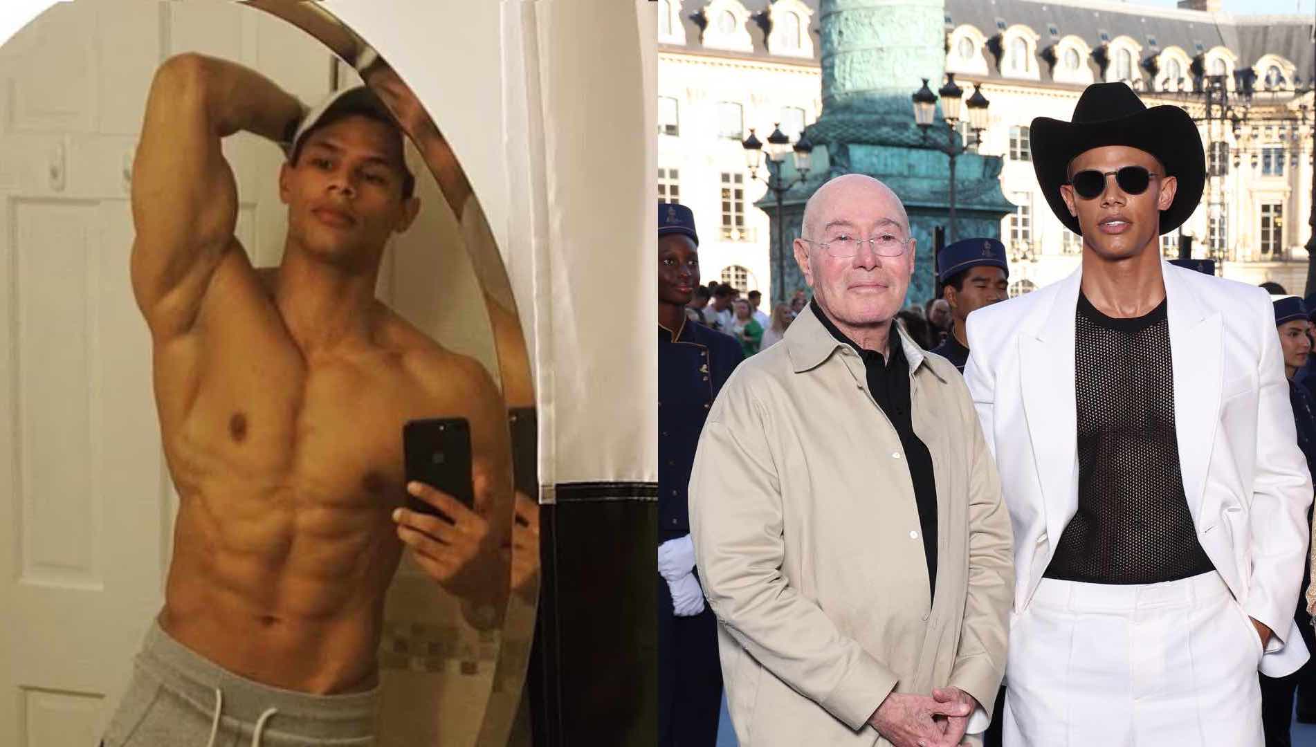 Donovan Michaels shirtless and with David Geffen