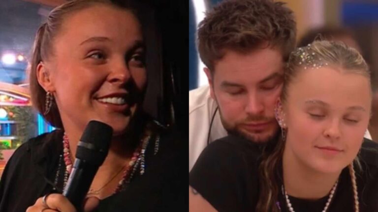 JoJo Siwa and Chris Hughes