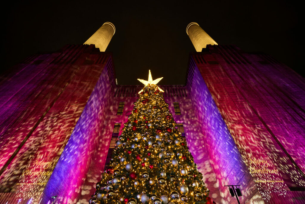 Battersea Power Station's Christmas lights (Image: Supplied)