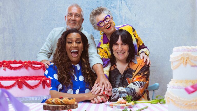 GBBO's Paul Hollywood, Alison Hammond, Prue Leith and Noel Fielding