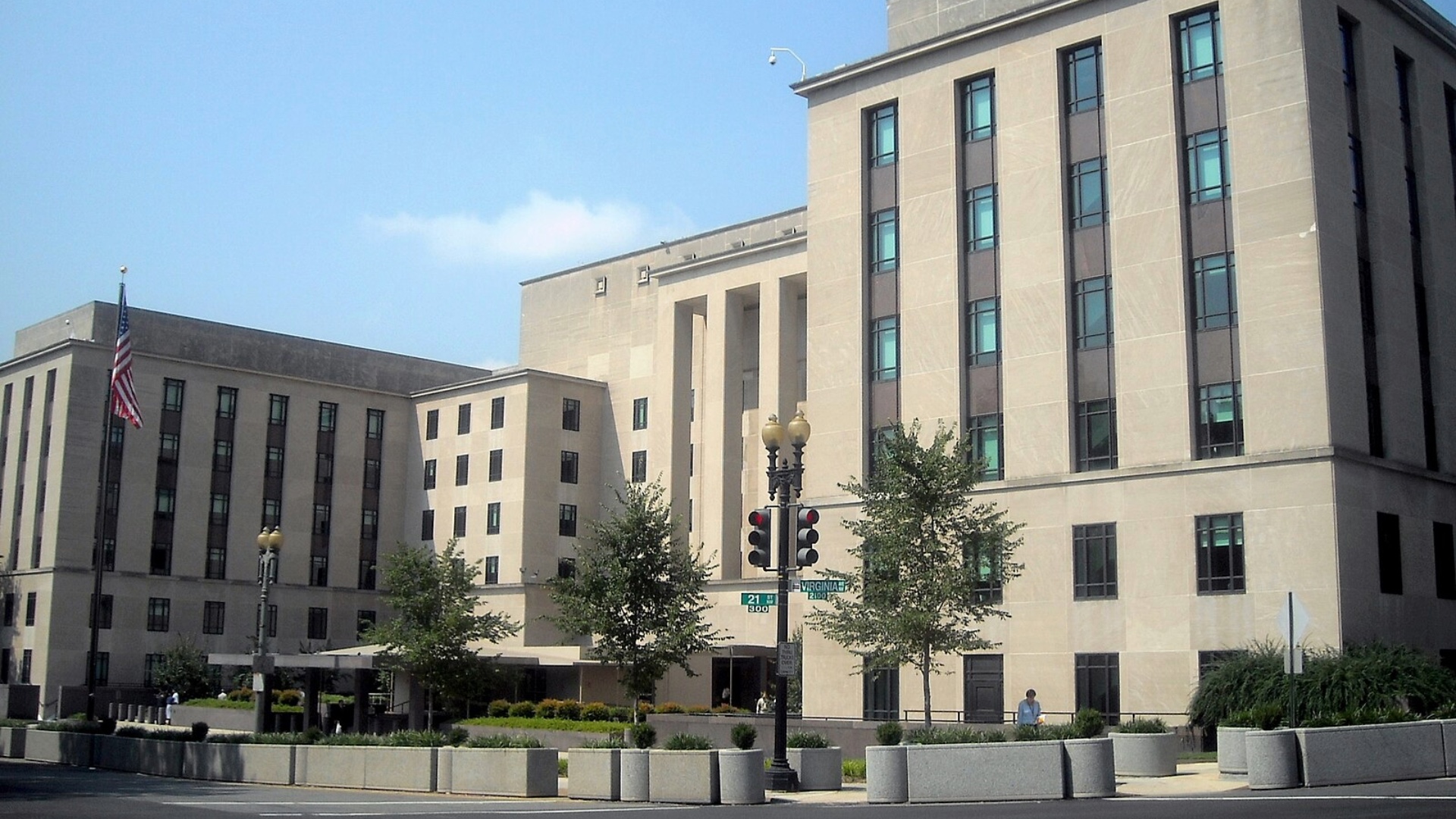 The Harry S. Truman Building, headquarters of the United States Department of State
