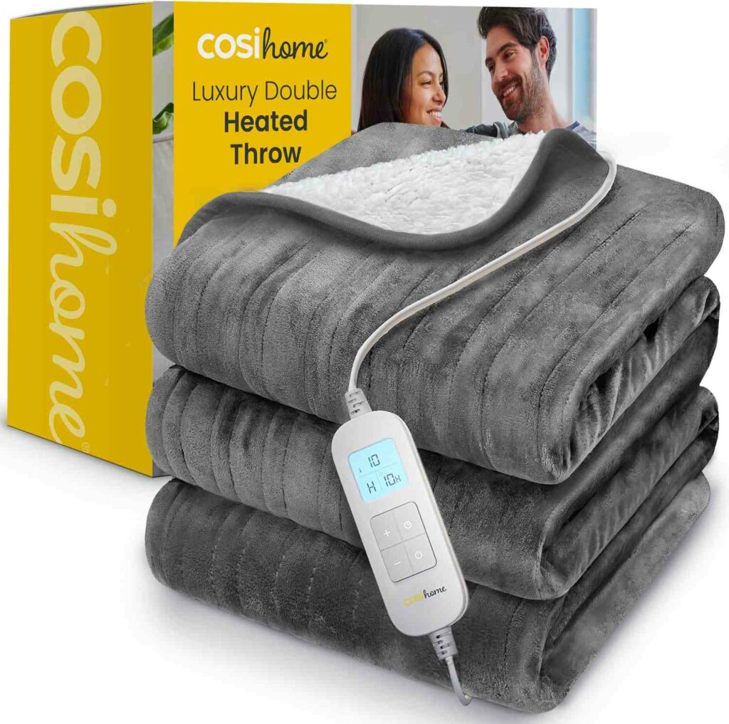 Cosi Home luxury heated throw