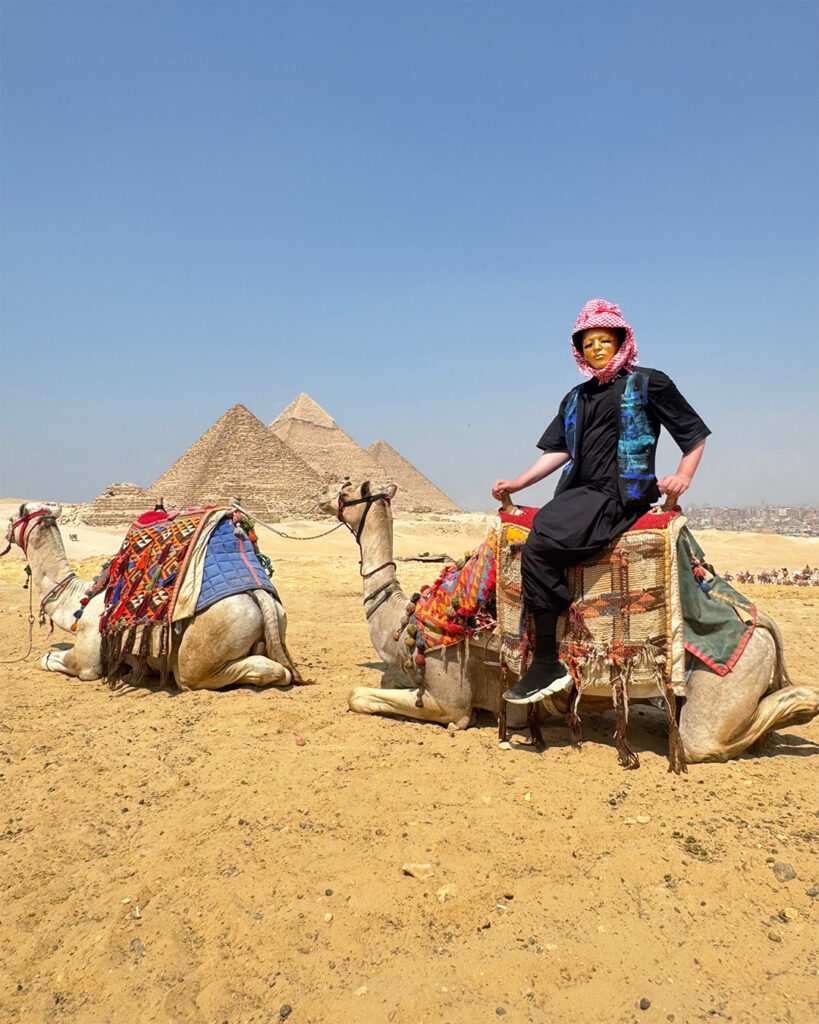 Daniel Lismore in Egypt