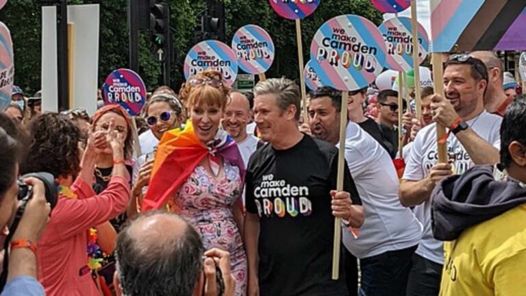 Keir Starmer at Pride in London