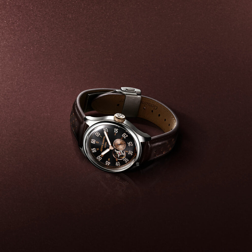 Lifestyle shot of Aston Martin Automatic 41mm watch