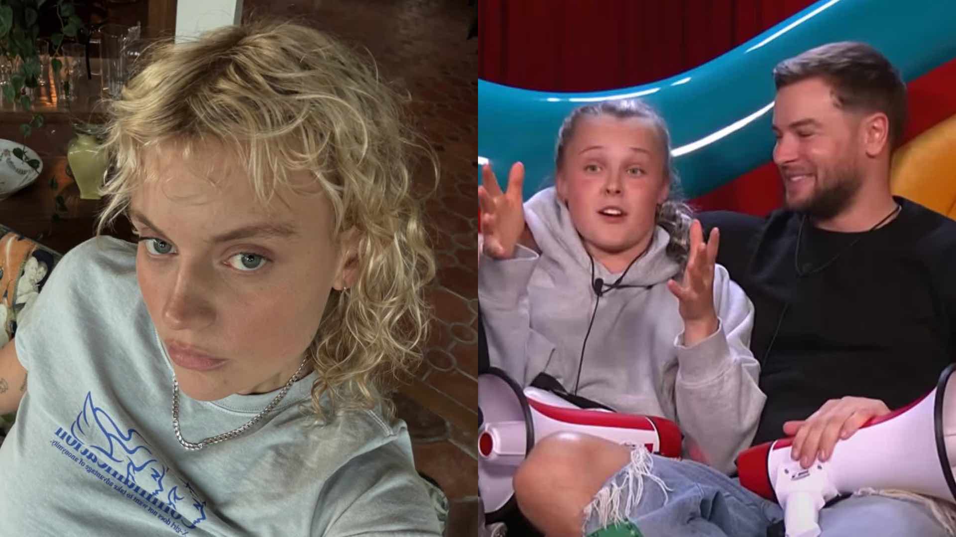 Kath Ebbs, JoJo Siwa and Chris Hughes