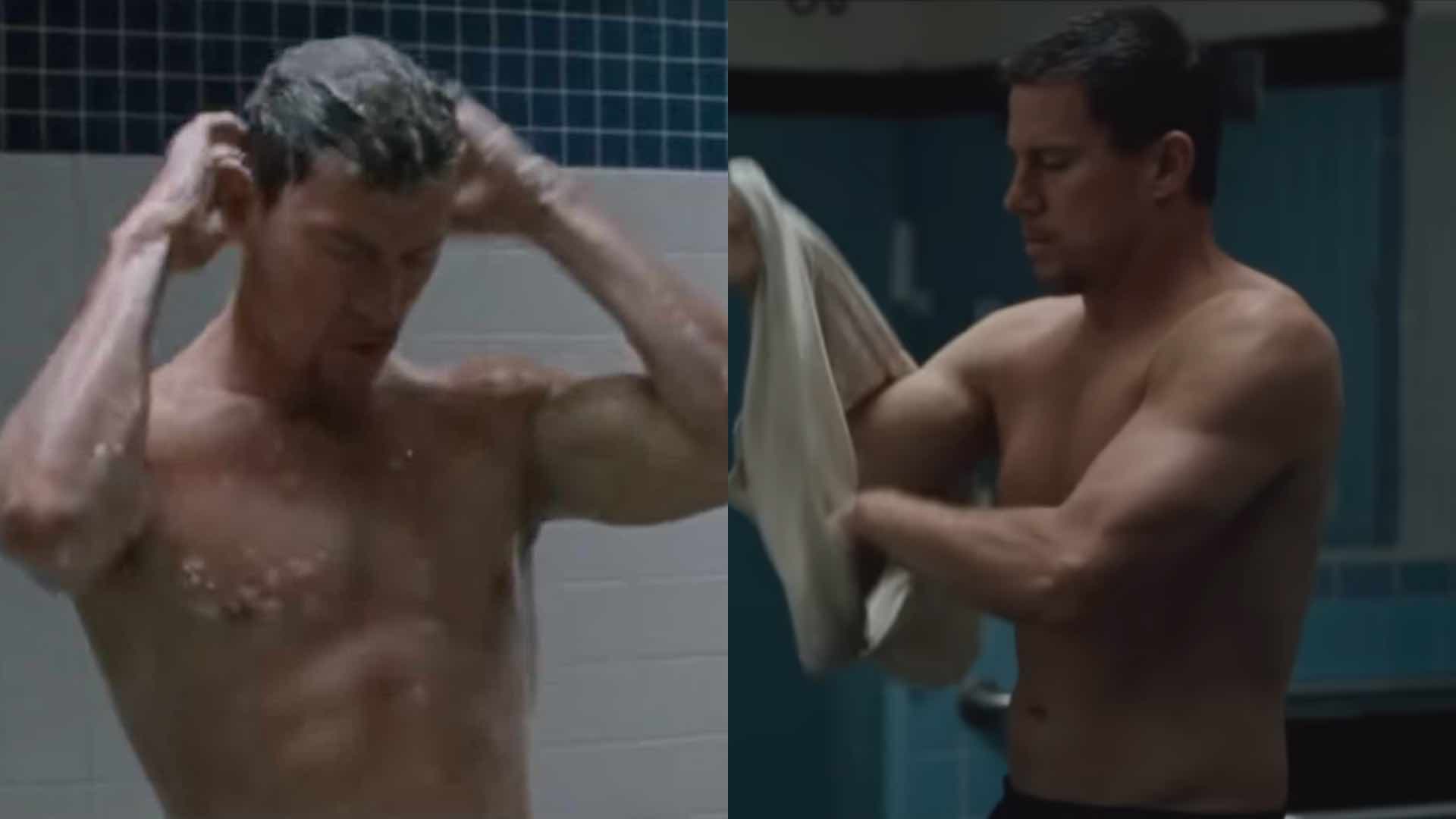 Channing Tatum shirtless