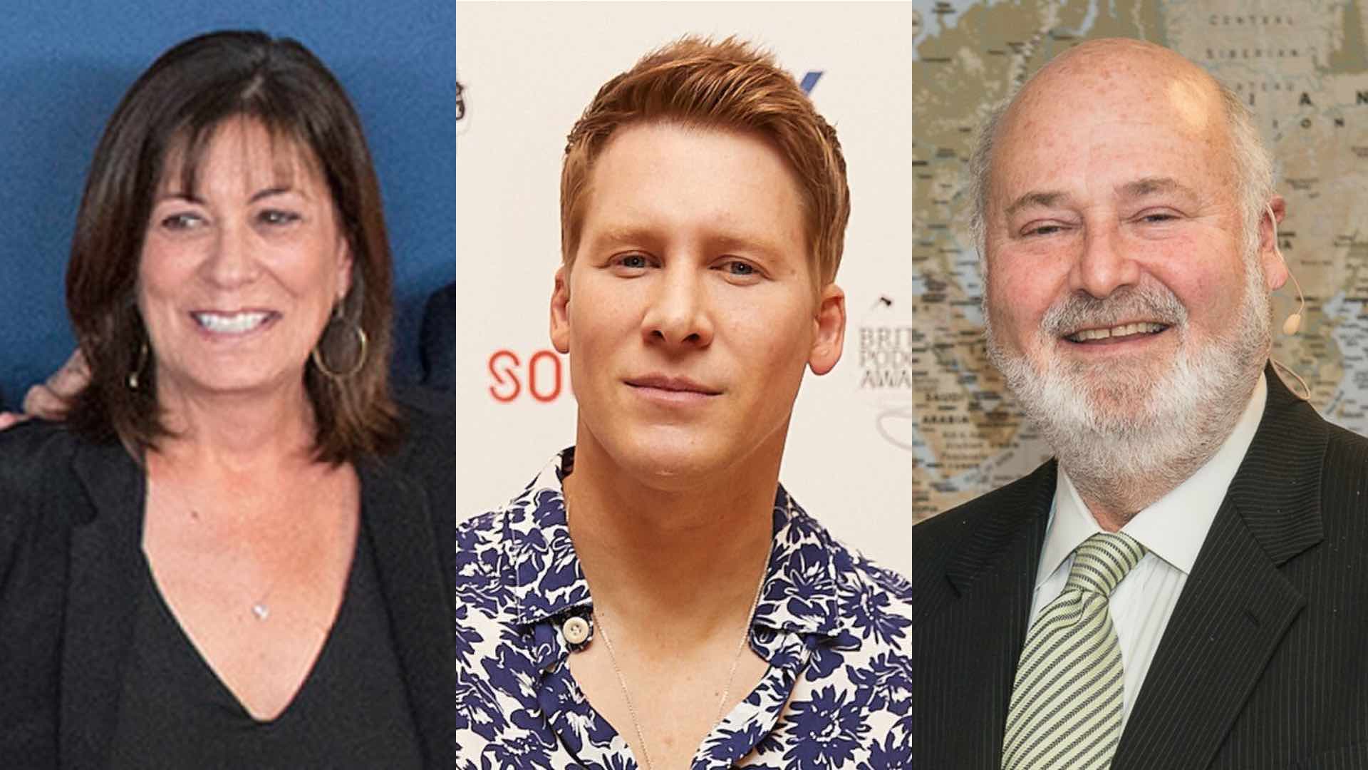 Michele Singer Reiner; Dustin Lance Black and Rob Reiner