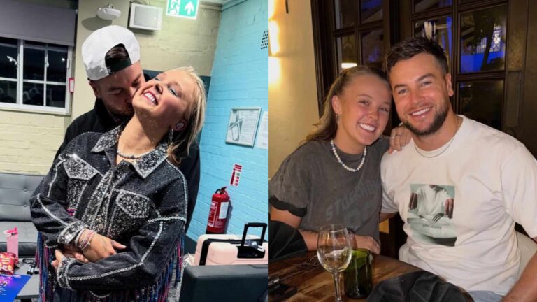 JoJo Siwa and Chris Hughes