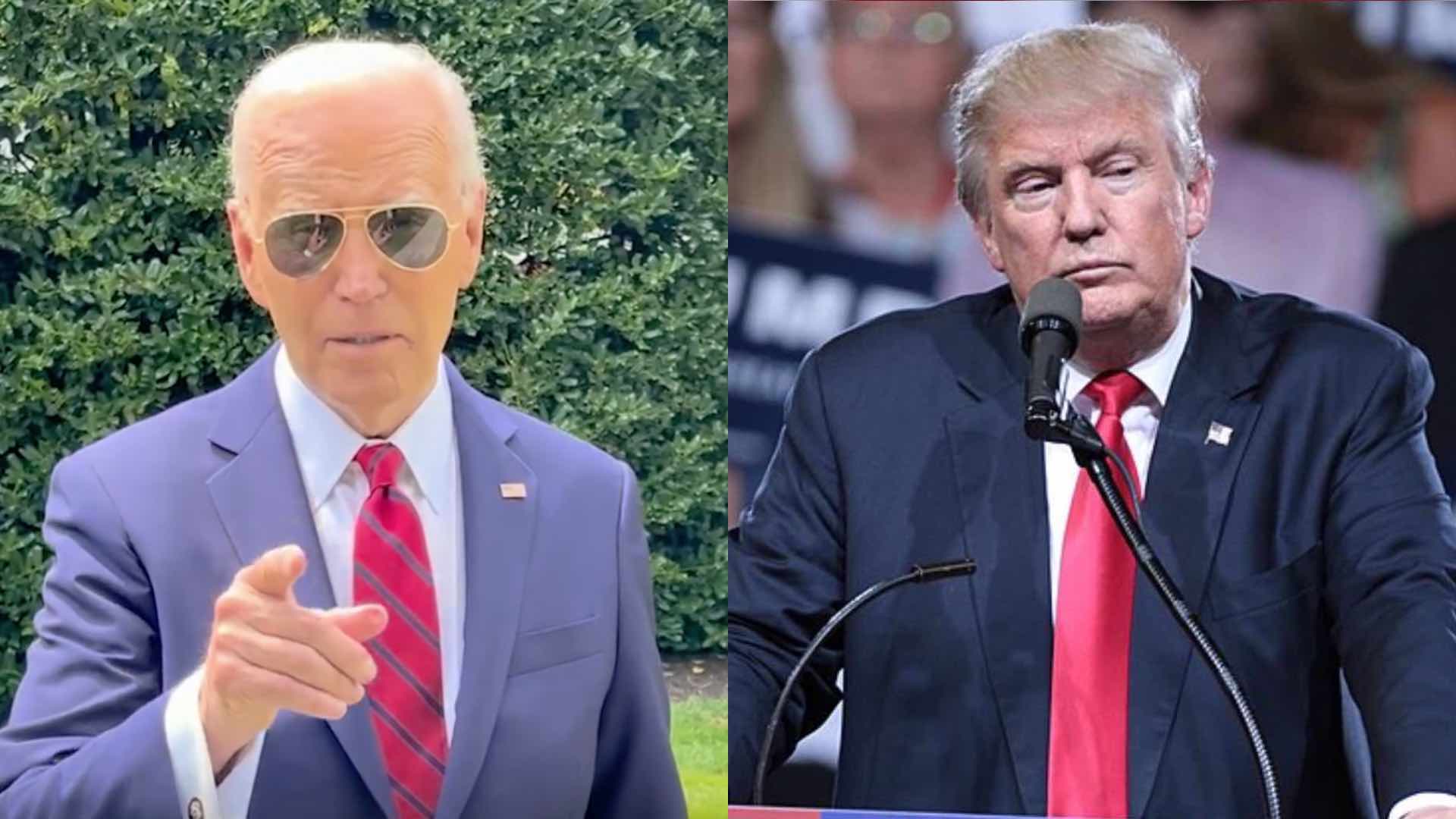 Joe Biden and Donald Trump