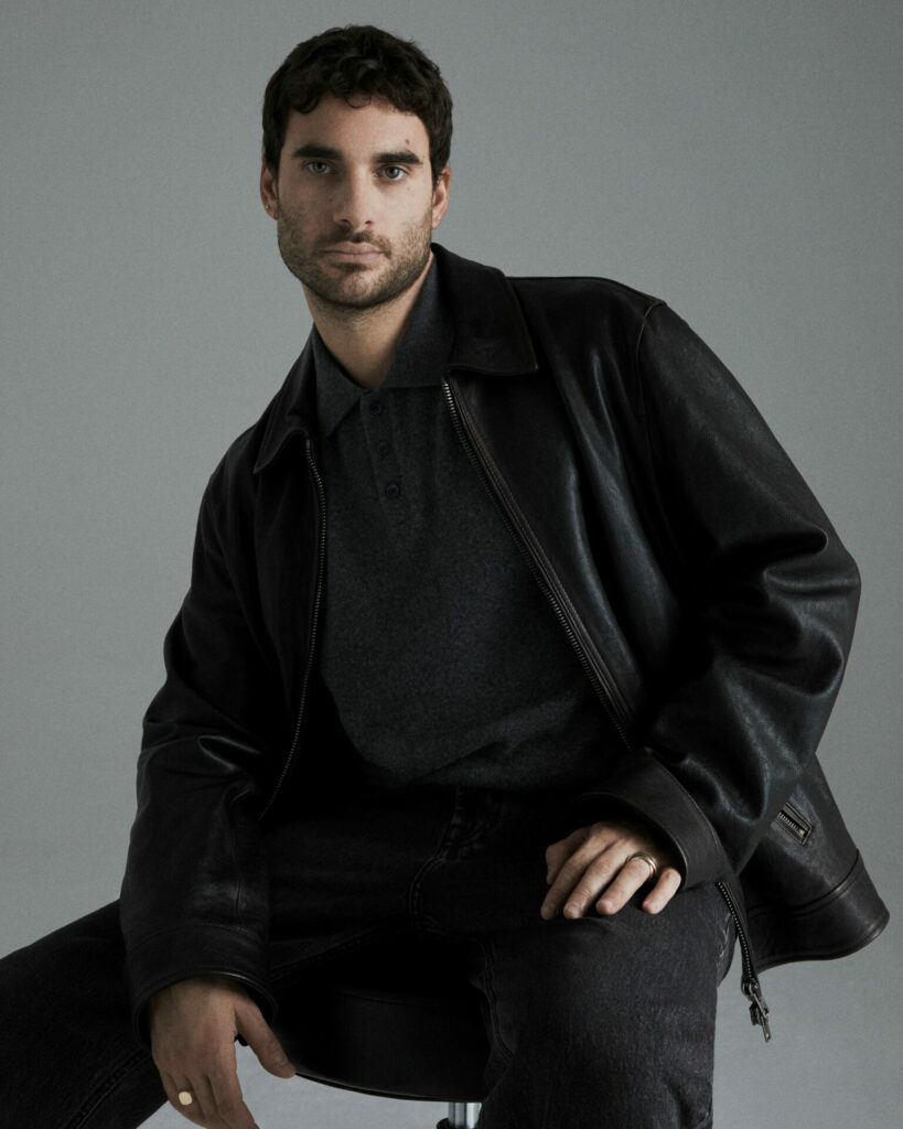 A portrait of Italian designer Nicola Brognano who was just announced as the creative director of denim brand 7 For All Mankind