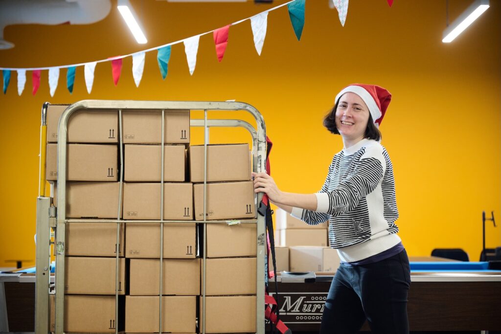 Trans+ Solidarity Alliance packing Christmas presents