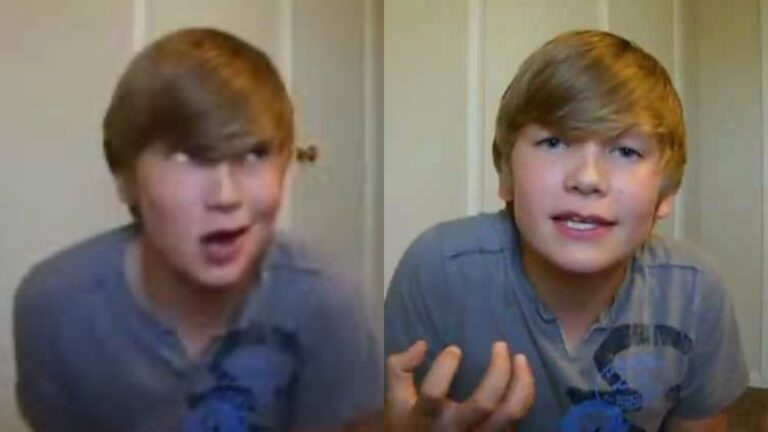 Connor Storrie's childhood YouTube channel