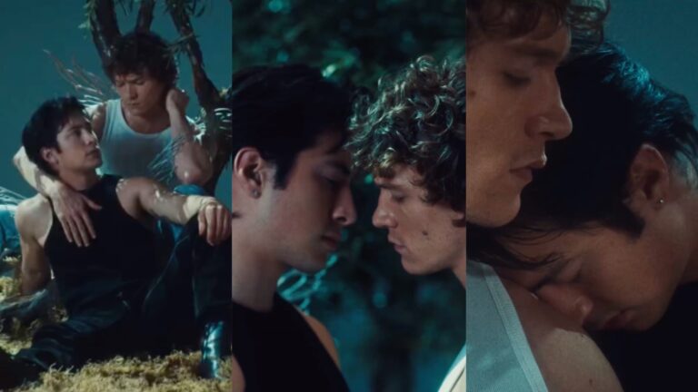 Connor Storrie and Hudson Williams in Ember & Ice