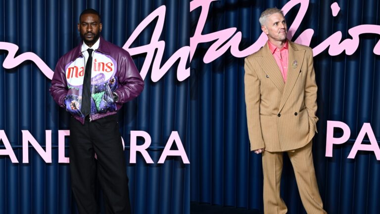 Skepta and Jake Shears attend The Fashion Awards 2025 featured in Attitude's list of best menswear moments