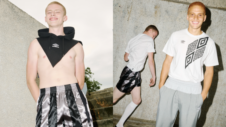 A collage of images from the Adam Jones x Umbro collaboration