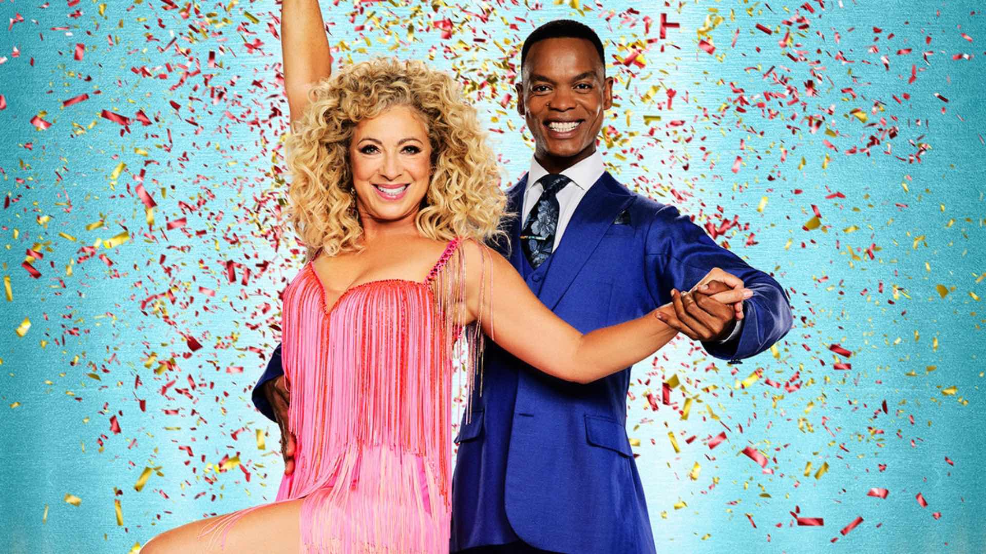 Johannes Radebe and Alex Kingston