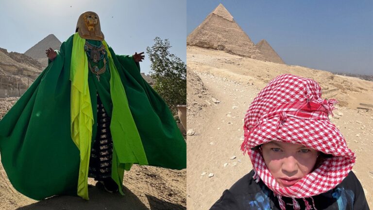 Daniel Lismore in Egypt