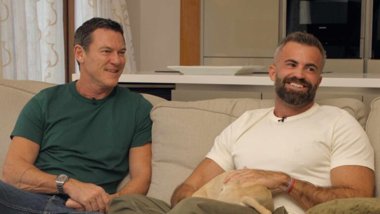 Luke Evans and Fran Tomas