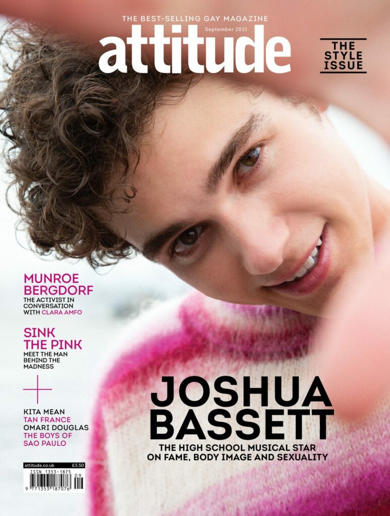 Joshua Bassett on Attitude Mag cover