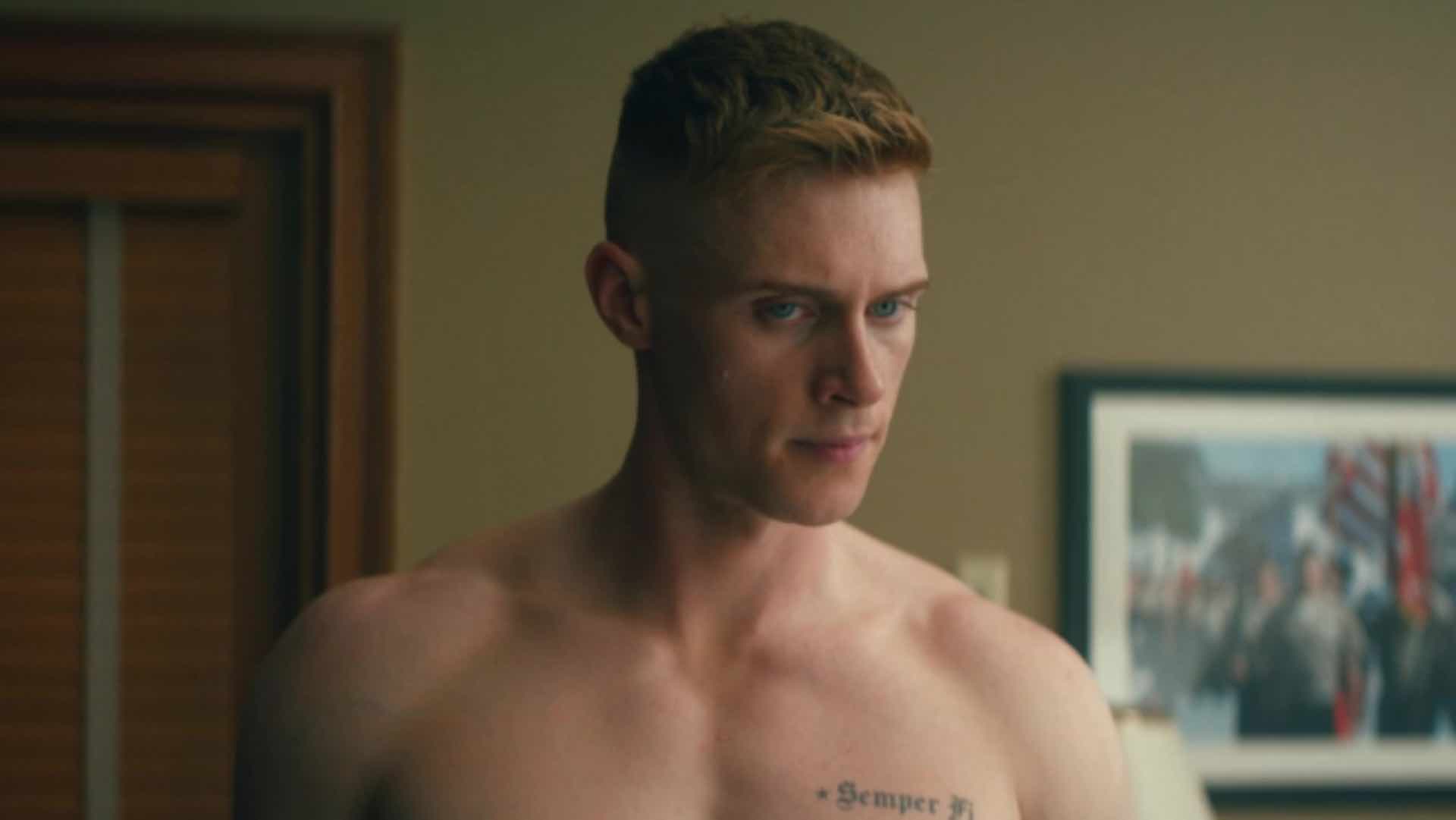 Max Parker shirtless