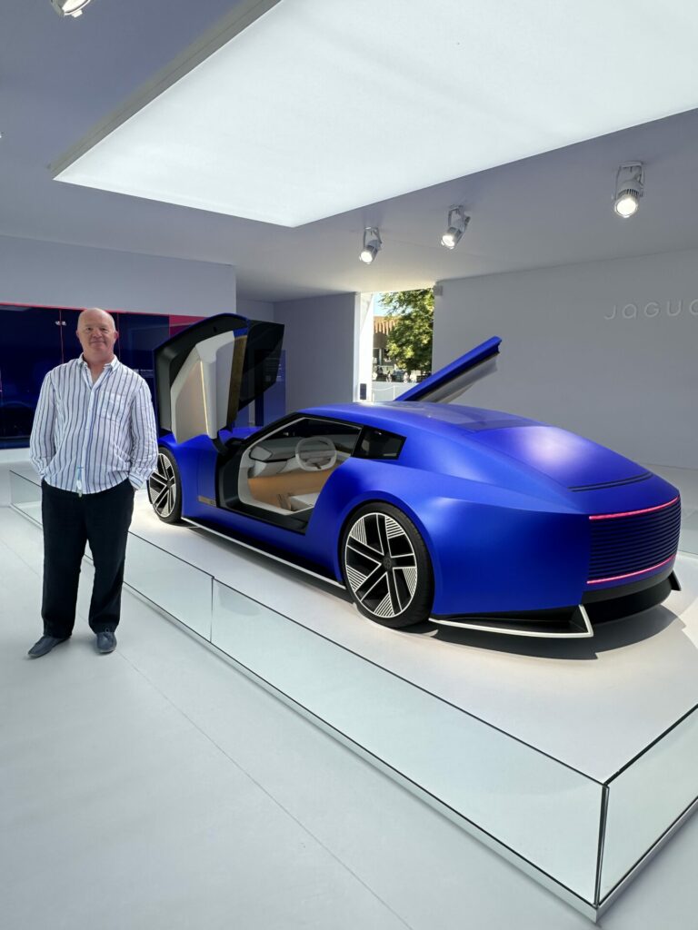 Darren styles with  Jaguar Type 00