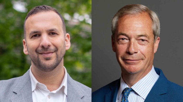 Zack Polanski and Nigel Farage