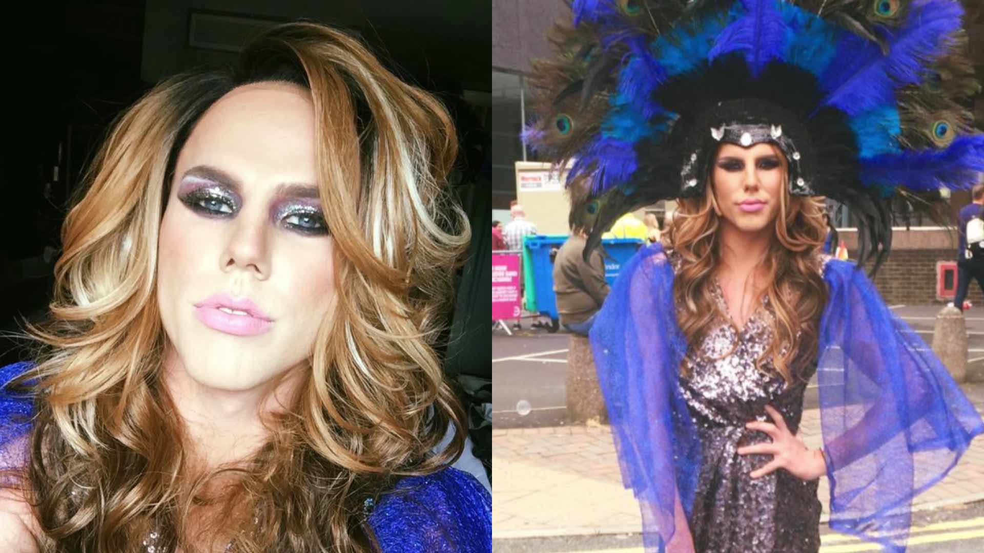 I’m a Celebrity star looks unrecognisable in drag as he joins viral 2016 throwback trend