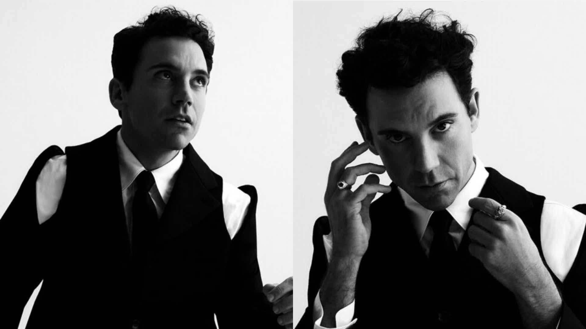 Mika black and white photos for Attitude