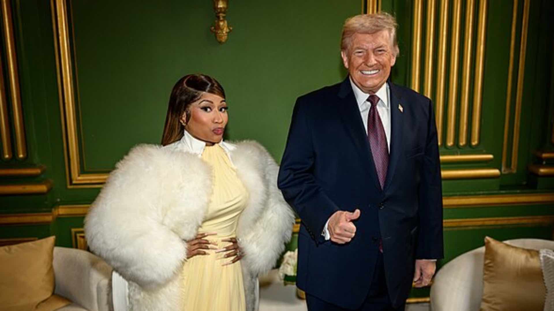 Nicki Minaj and Donald Trump