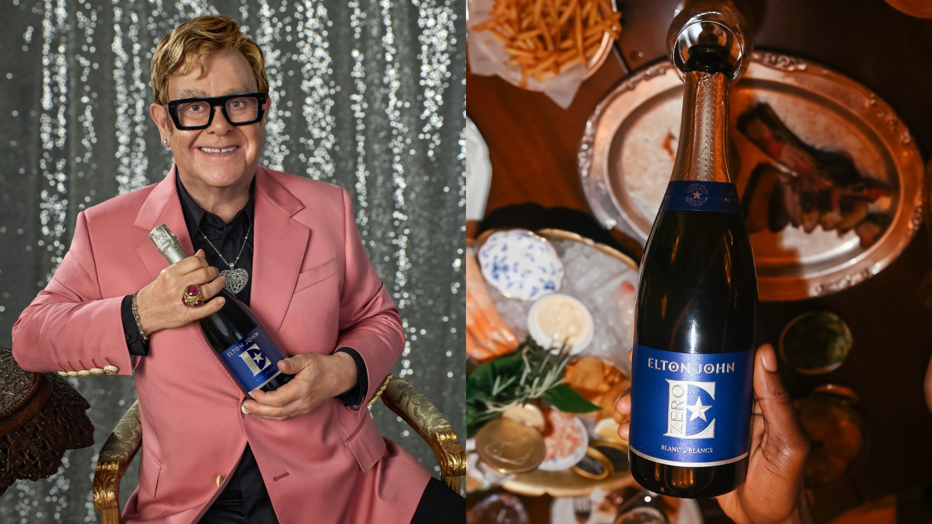 Elton John launches premium non-alcoholic sparkling wine for sober nights out