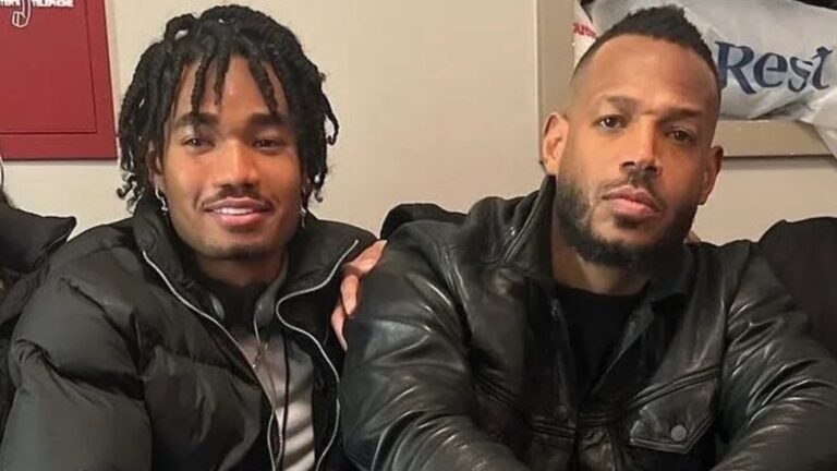 Marlon Wayans and his son Kai
