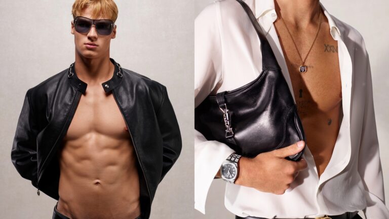 Campaign imagery of the Gucci: La Famiglia collection by creative director Demna