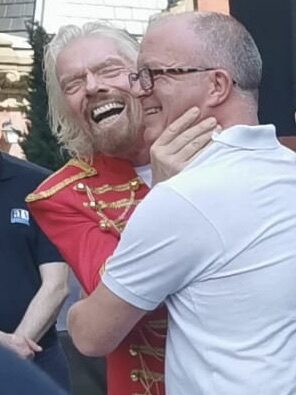 Darren Styles with Richard Branson