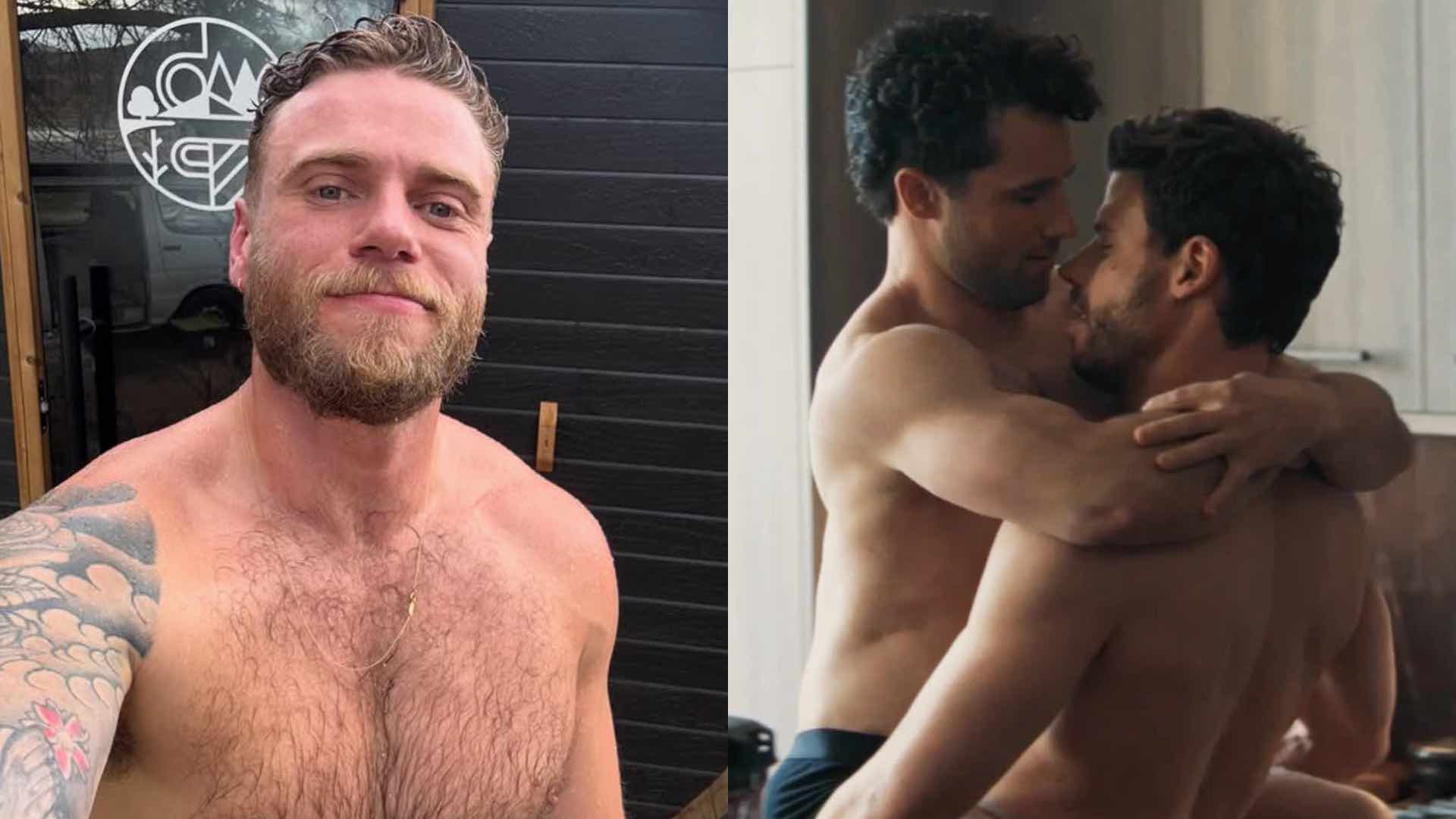 Gus Kenworthy and Heated Rivalry scene