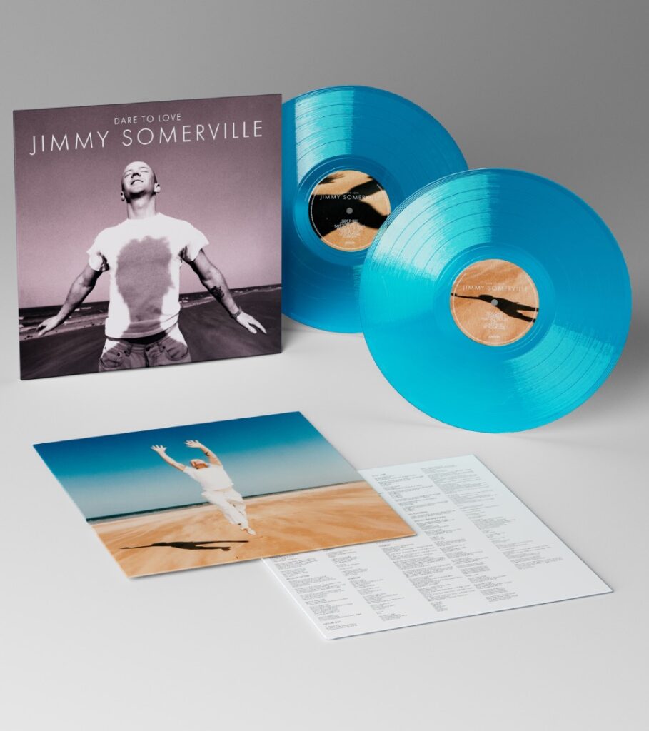 a photograph of the vinyl cover, the vinyl itself and interior artwork