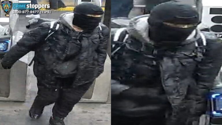 Assault suspect exiting NYC's 23rd Street and Park Avenue station