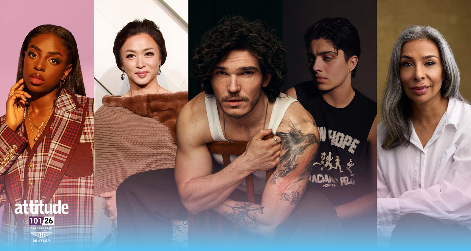 Cat Burns, Jin Xing, Fra Fee, Xelia Mendes-Jones and Shobna Gulati on Attitude's 101 list for film, TV and Music